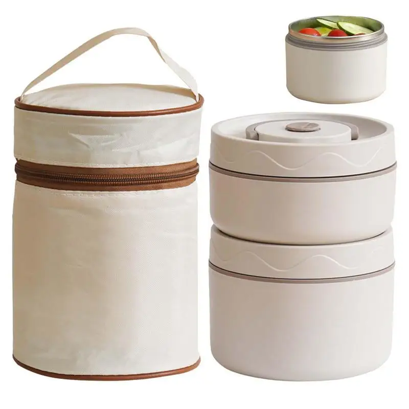 Insulated Bento Box Set Hot Food Containers For Lunch Boxes Portable Insulated Lunch Containers Kit With Thermal Bag Stackable
Insulated Bento Box Set Hot Food Containers For Lunch Boxes Portable Insulated Lunch Containers Kit With Thermal Bag Stackable