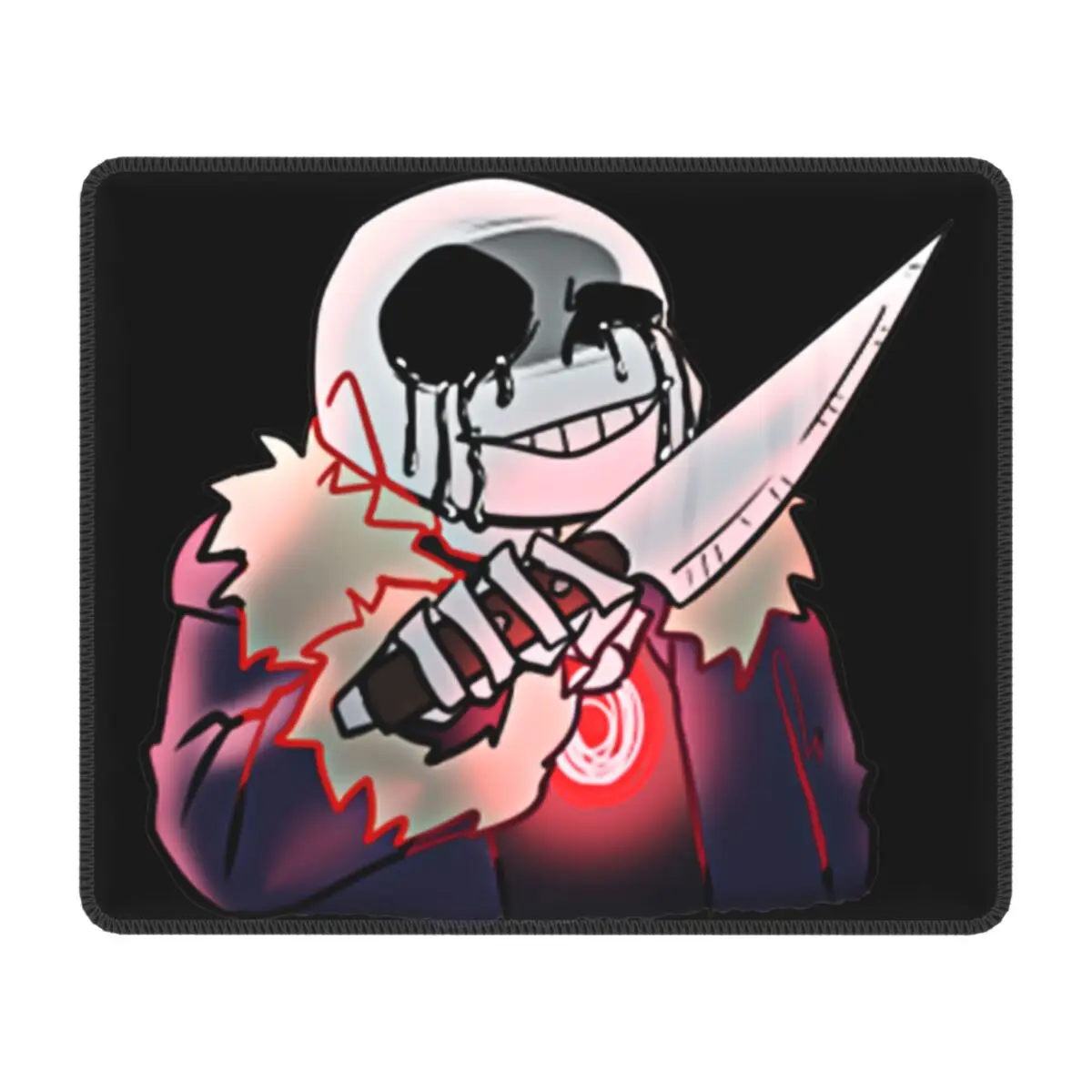 Killer Sans Mouse Pad with Locking Edge Comfortable Gamer Mousepad Non-Slip Rubber Base Undertale Game Office Computer Mat
Killer Sans Mouse Pad with Locking Edge Comfortable Gamer Mousepad Non-Slip Rubber Base Undertale Game Office Computer Mat