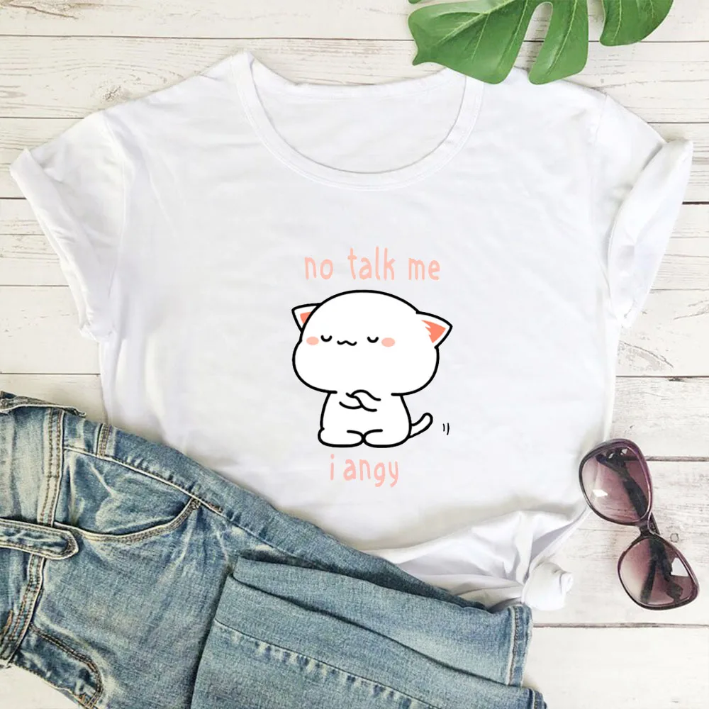 No Talk Me Punk Pattern Printed T-shirt Women Cotton O-neck Short Sleeve Women T Shirt Cute Simple Wild Tshirt Women Loose Top
No Talk Me Punk Pattern Printed T-shirt Women Cotton O-neck Short Sleeve Women T Shirt Cute Simple Wild Tshirt Women Loose Top