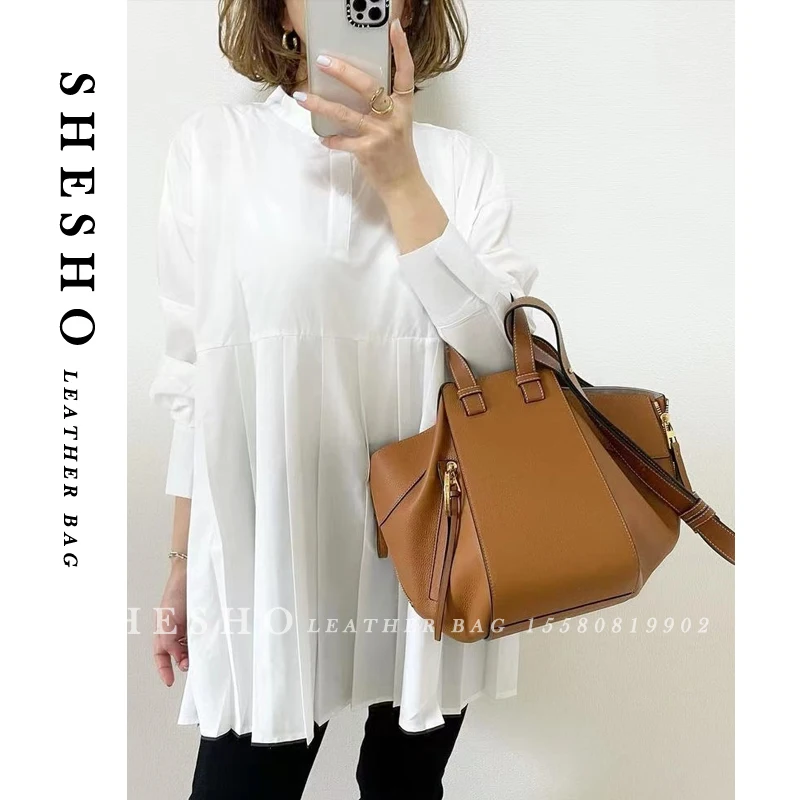 Top Quality Genuine Leather Classic Fashion Matching Women's Bag Leisure Large Capacity Bucket Single Shoulder Messenger Handbag
Top Quality Genuine Leather Classic Fashion Matching Women's Bag Leisure Large Capacity Bucket Single Shoulder Messenger Handbag