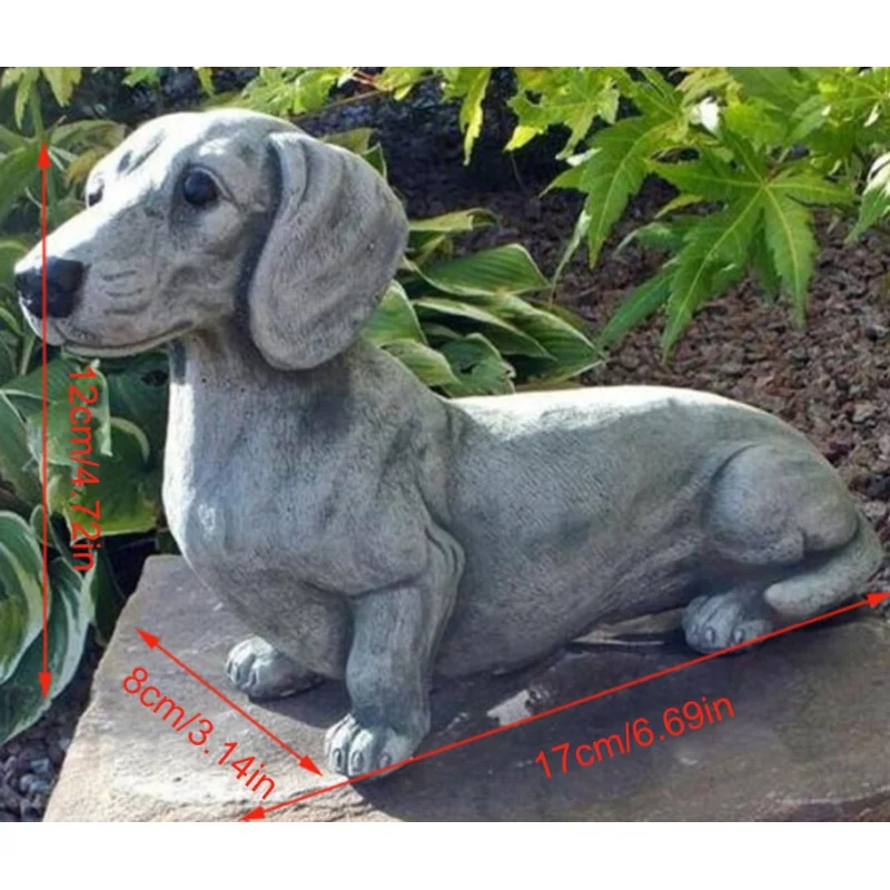 Imitation Dachshund Dog Pet Decoration Ornaments Dog Resin Crafts Ornaments Garden Art Imitation Animal Gifts
Imitation Dachshund Dog Pet Decoration Ornaments Dog Resin Crafts Ornaments Garden Art Imitation Animal Gifts