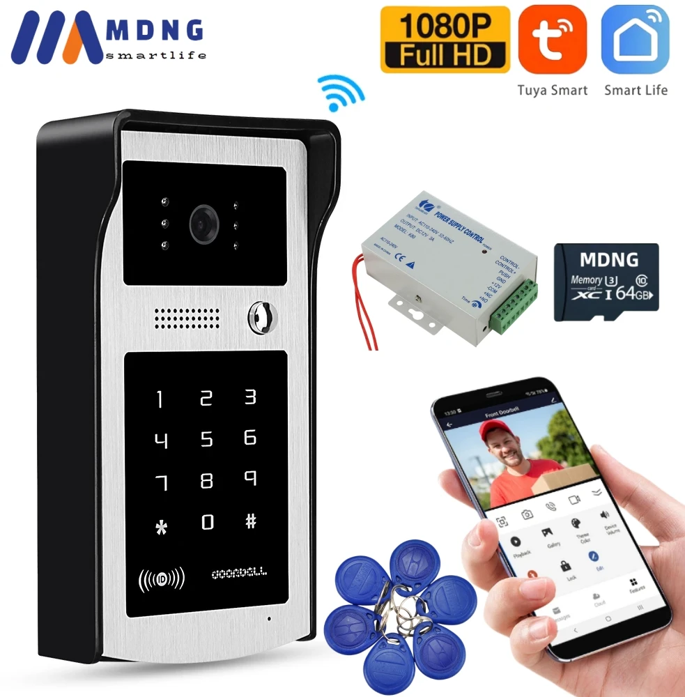 Беспроводной видеодомофон MDNG 1080P