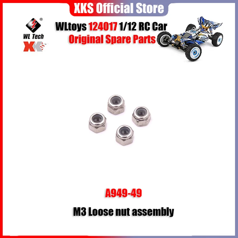 WLtoys 124017 1/12 RC Car Original Spare Parts A949-49 M3 Loose Nut Assembly
WLtoys 124017 1/12 RC Car Original Spare Parts A949-49 M3 Loose Nut Assembly