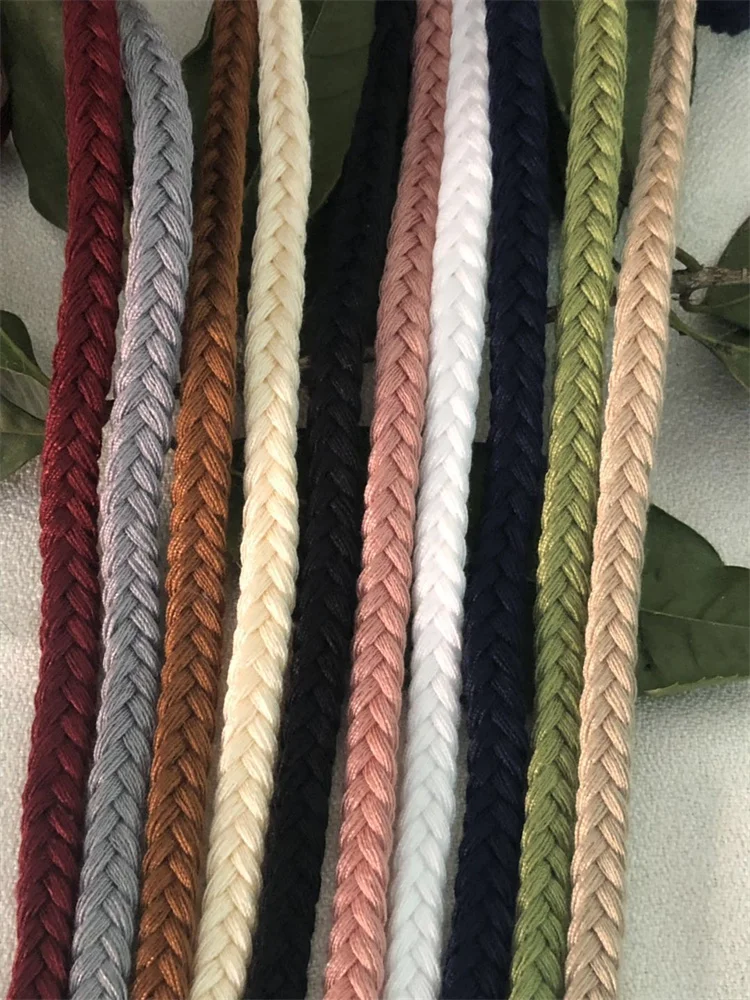 Five-Strand Monochrome Braided Flat Rope, Bracelet Rope, Tassel Cord, Clothing Accessories, Hat, Brim Cord, 8mm x 500cm
Five-Strand Monochrome Braided Flat Rope, Bracelet Rope, Tassel Cord, Clothing Accessories, Hat, Brim Cord, 8mm x 500cm