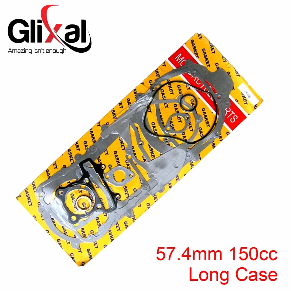 Glixal 150cc 57.4mm GY6 Complete full Paper Engine Gasket Set for 157QMJ Scooter Moped ATV Go-Kart
Glixal 150cc 57.4mm GY6 Complete full Paper Engine Gasket Set for 157QMJ Scooter Moped ATV Go-Kart
