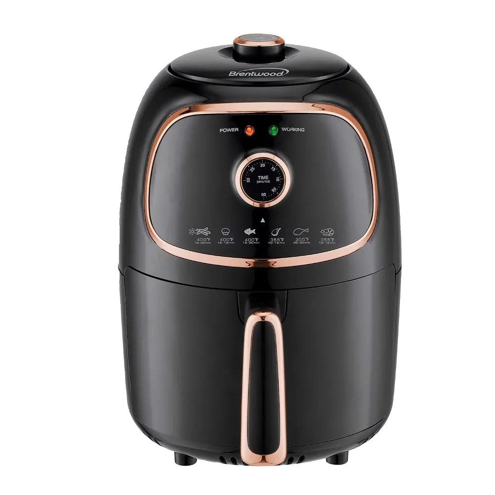 Brentwood Appliances AF-202BKC 2 Quart Small Air Fryer Copper with Timer and Temp Control
Brentwood Appliances AF-202BKC 2 Quart Small Air Fryer Copper with Timer and Temp Control