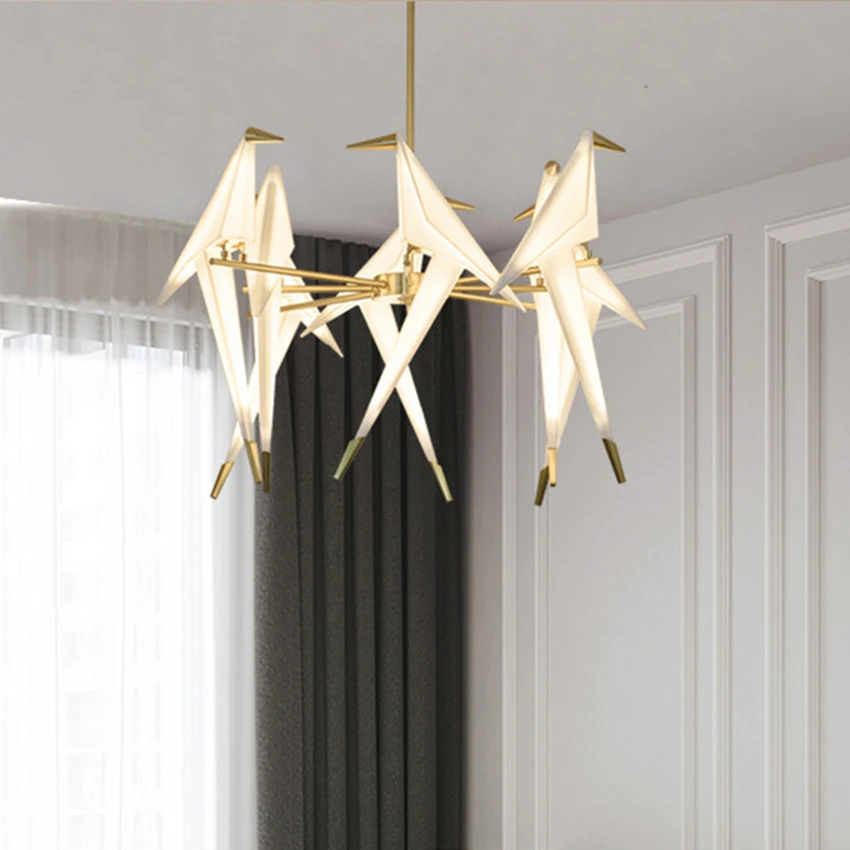 Modern Thousand Paper Crane Chandelier Bedroom Living Room Dining Danish Nordic Designer Lighting Indoor Decoration Hanging Lamp
Modern Thousand Paper Crane Chandelier Bedroom Living Room Dining Danish Nordic Designer Lighting Indoor Decoration Hanging Lamp