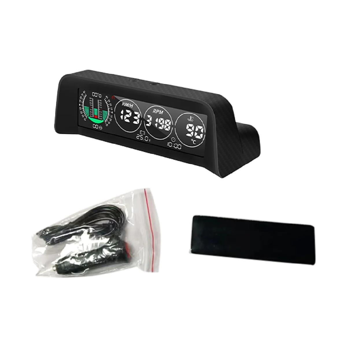Car HUD Head-Up Display Water Temperature Speedometer Overspeed Alarm Horizontal Intelligent Display
Car HUD Head-Up Display Water Temperature Speedometer Overspeed Alarm Horizontal Intelligent Display