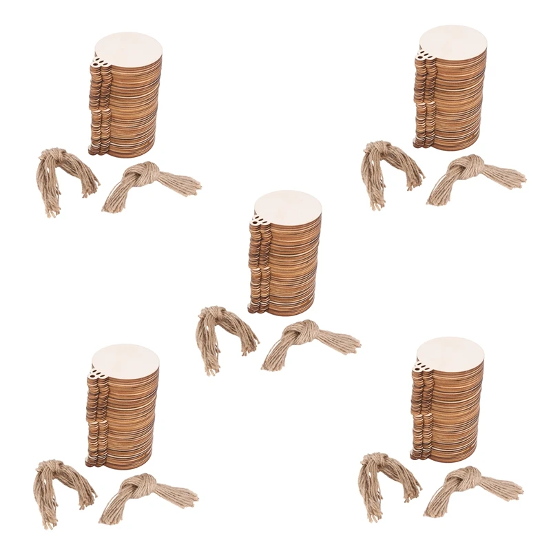 250Pcs DIY Craft Wooden Round Bauble With 250Pcs Twines To Paint, Unfinished Christmas Hanging Ornaments
250Pcs DIY Craft Wooden Round Bauble With 250Pcs Twines To Paint, Unfinished Christmas Hanging Ornaments