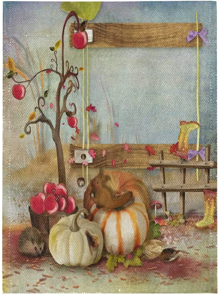 Harvest of Pumpkin Burlap Garden Flag Double Sided,House Yard Flags,Holiday Seasonal Outdoor Decorative Flag Banner for Outside
Harvest of Pumpkin Burlap Garden Flag Double Sided,House Yard Flags,Holiday Seasonal Outdoor Decorative Flag Banner for Outside