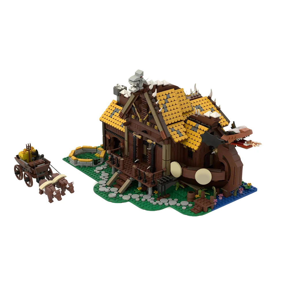 Инновационные блоки MOC, средневековые дома викингов, строительные блоки, длинный корабль, кирпич дракона, креативная модель для строительства, набор, детские игрушки, подарки
Инновационные блоки MOC, средневековые дома викингов, строительные блоки, длинный корабль, кирпич дракона, креативная модель для строительства, набор, детские игрушки, подарки