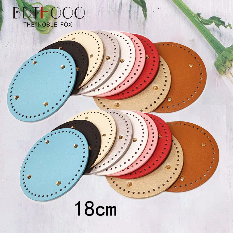 18cm Hand bag accessories environmental diy backplane Xuan woven pu leather, d base round the bottom of the bag
18cm Hand bag accessories environmental diy backplane Xuan woven pu leather, d base round the bottom of the bag