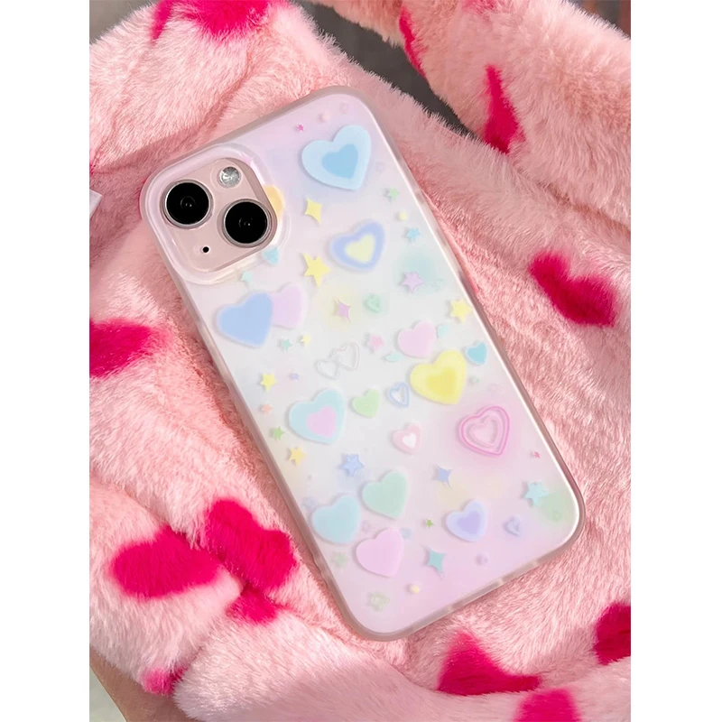 Pink Cute Heart Star Korean INS Phone Cases IPhone14 13 12 11 8 7Pro Max X XS XR SE Transparent Soft Shell Sweetness Gentle Y2K
Pink Cute Heart Star Korean INS Phone Cases IPhone14 13 12 11 8 7Pro Max X XS XR SE Transparent Soft Shell Sweetness Gentle Y2K