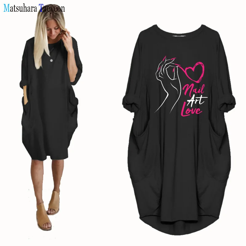 Fashion Women Tshirt Dress 2022 New Nail Polish Print Tops Nail Art Love Long Tops Cute Female Graphic T-shirt Harajuku Dresses
Fashion Women Tshirt Dress 2022 New Nail Polish Print Tops Nail Art Love Long Tops Cute Female Graphic T-shirt Harajuku Dresses