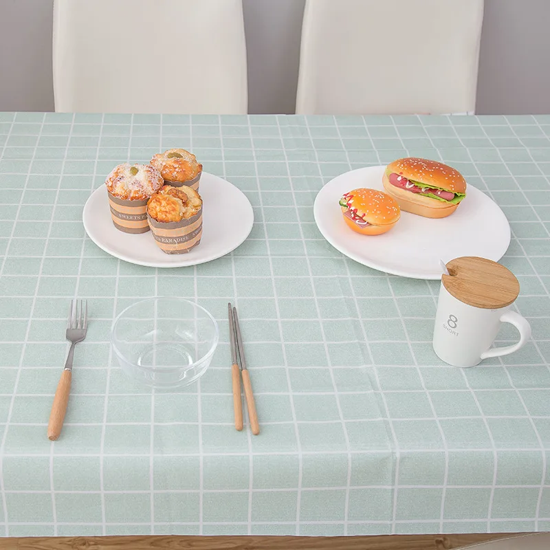 Modern And Simple Easy To Clean Table Linen Oil And Scald Resistant PVC Checkered Tablecloth Living Room Tablecloth Small Fresh
Modern And Simple Easy To Clean Table Linen Oil And Scald Resistant PVC Checkered Tablecloth Living Room Tablecloth Small Fresh