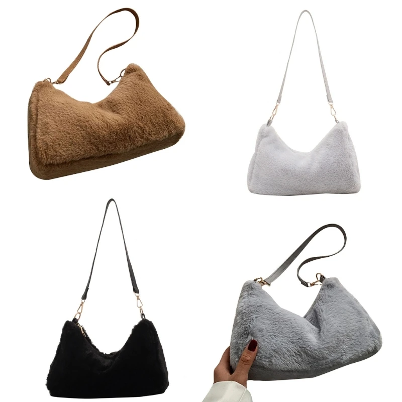 L5YD Women's Crossbody Bag All-matching Handbag Cute Plush-Shoulder Bag Underarm Bags
L5YD Women's Crossbody Bag All-matching Handbag Cute Plush-Shoulder Bag Underarm Bags