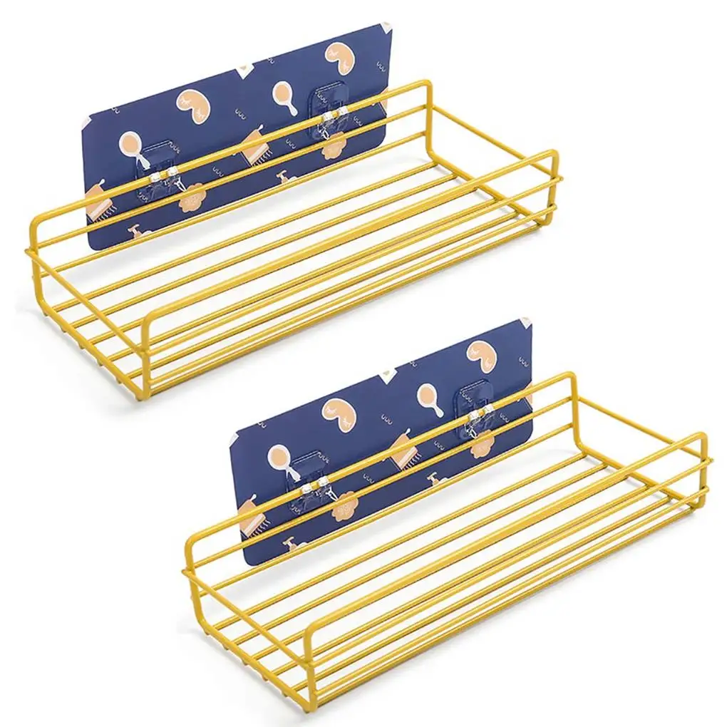 Настенная полка для ванной комнаты, стеллаж для хранения без отверстий, подставка для хранения подходит для ванной и кухни 
Настенная полка для ванной комнаты, стеллаж для хранения без отверстий, подставка для хранения подходит для ванной и кухни