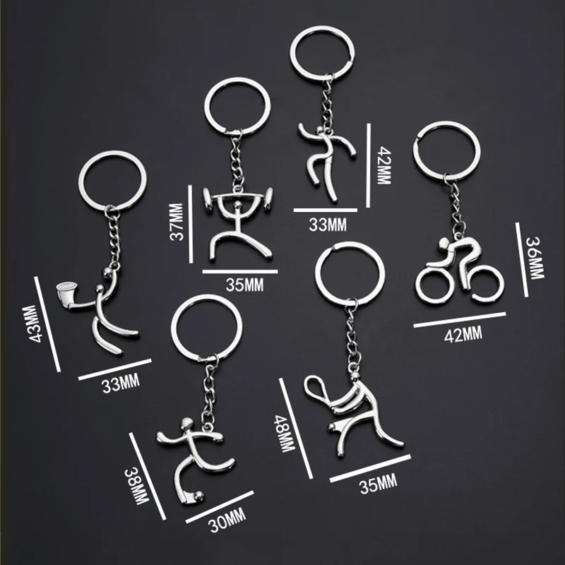 Running Football Basketball Weightlifting Keychain for Women Men Sports Pendant Fashion Jewelry Accessories Birthday Gift
Running Football Basketball Weightlifting Keychain for Women Men Sports Pendant Fashion Jewelry Accessories Birthday Gift