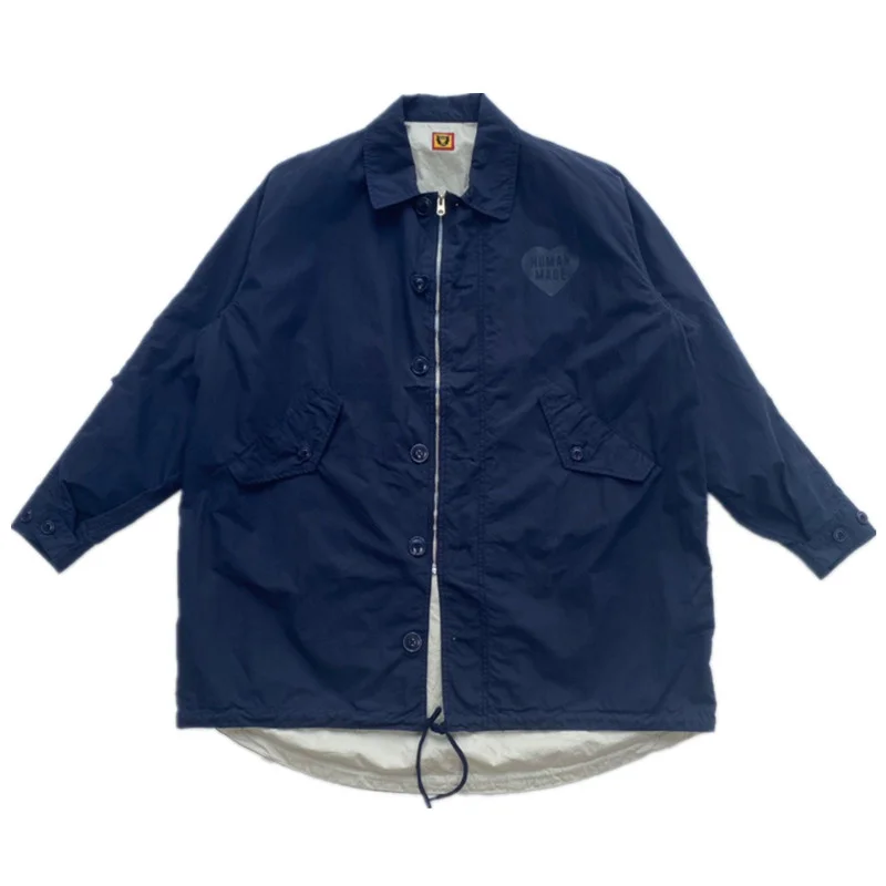 Printing Human Made Love Medium Length Windbreaker Japanese Style Fallow For Men And Women Coat
Printing Human Made Love Medium Length Windbreaker Japanese Style Fallow For Men And Women Coat