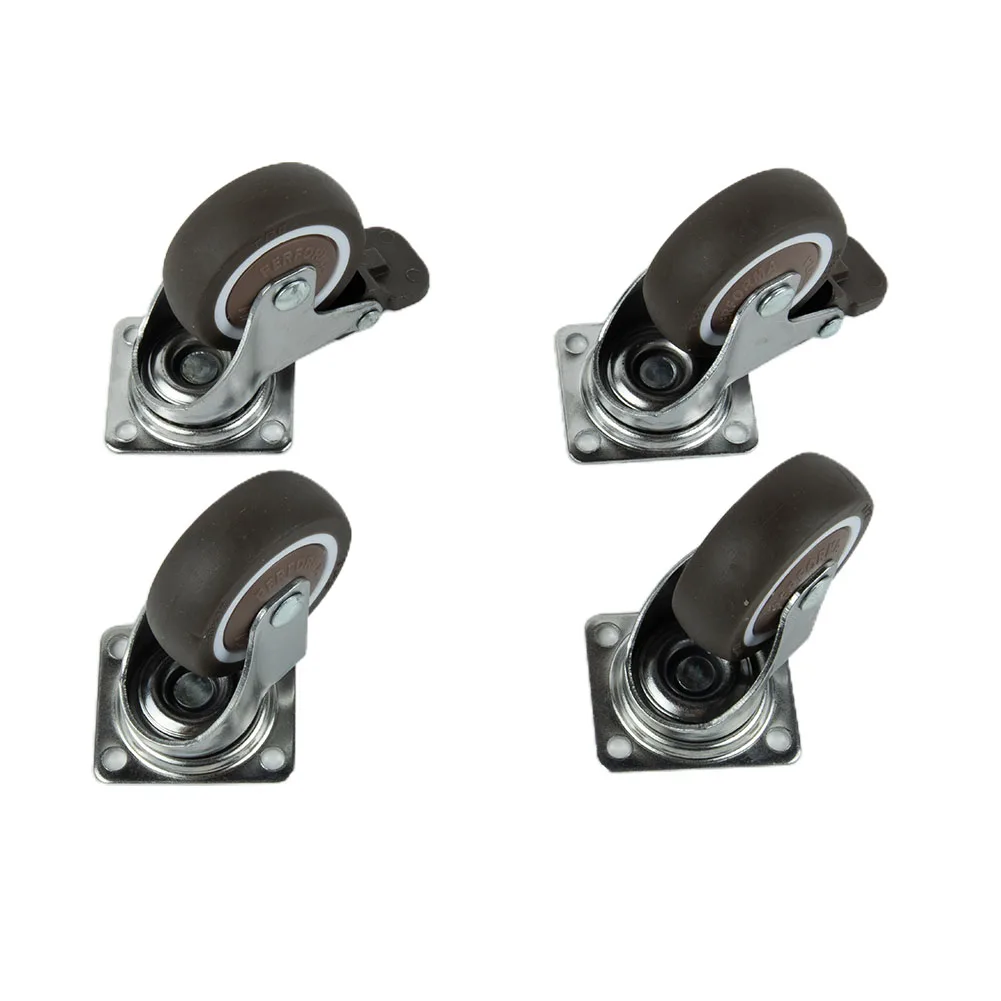 4pcs 2inch Furniture Casters Wheels Soft Rubber Swivel Caster Silver Roller Wheel For Platform Trolley Chair Household Accessori
4pcs 2inch Furniture Casters Wheels Soft Rubber Swivel Caster Silver Roller Wheel For Platform Trolley Chair Household Accessori