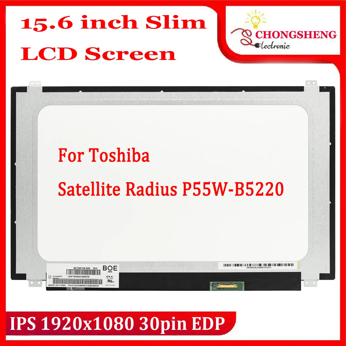 Для Toshiba Satellite радиус P55W-B5220 ЖК-дисплей экран 15,6 LED 1920x1080 IPS 
Для Toshiba Satellite радиус P55W-B5220 ЖК-дисплей экран 15,6 LED 1920x1080 IPS