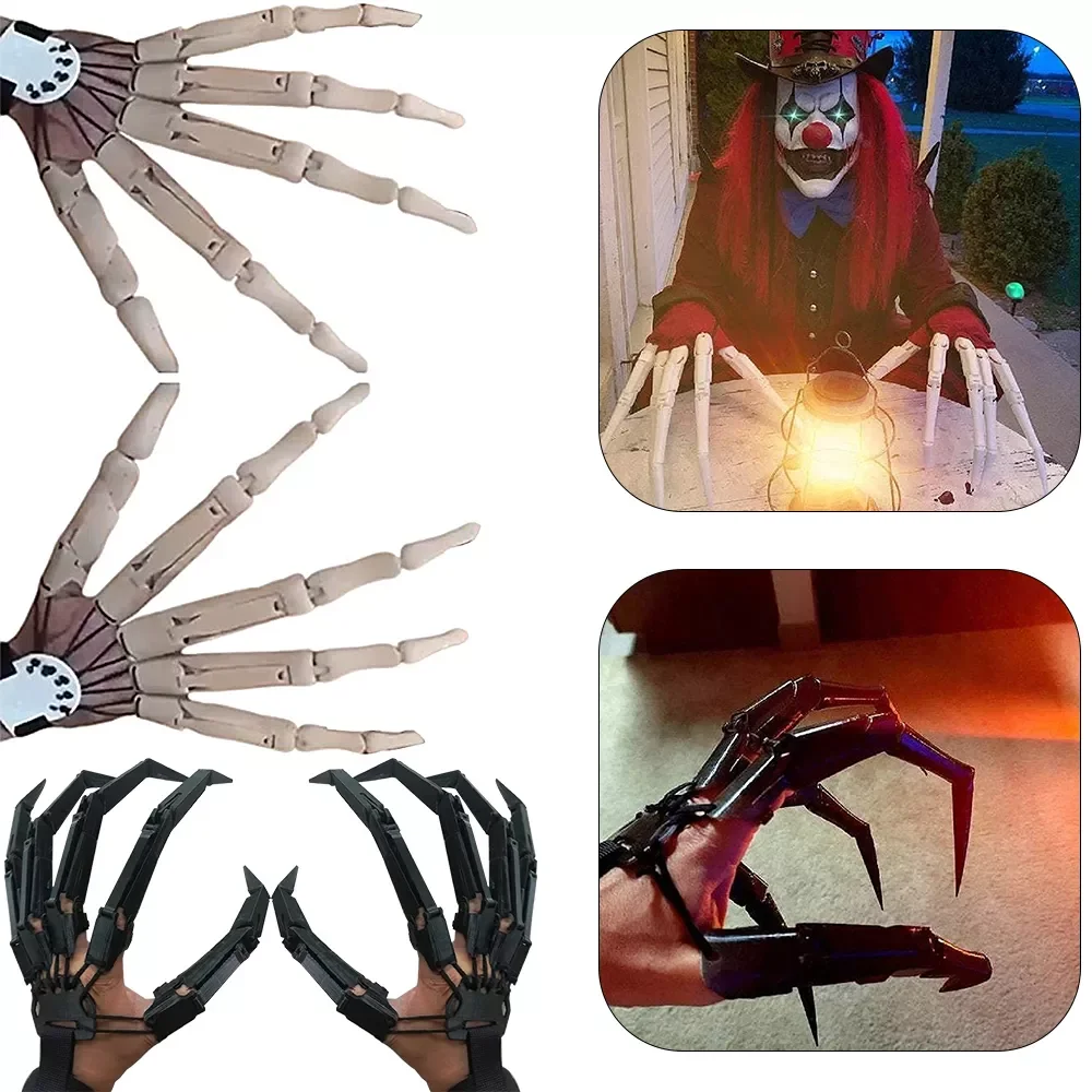 3D Printed Halloween Articulated Fingers Extensions Flexible Joints Movable Wearable Long Fingers Decoration Props Claw Cosplay
3D Printed Halloween Articulated Fingers Extensions Flexible Joints Movable Wearable Long Fingers Decoration Props Claw Cosplay