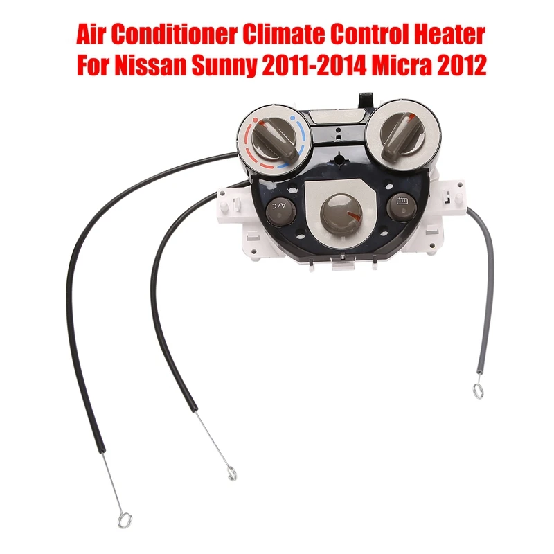 Car Interior Air Conditioner Climate Control AC Warm Air Heater Switch Panel for Nissan Sunny 2011-2014 Micra 2012
Car Interior Air Conditioner Climate Control AC Warm Air Heater Switch Panel for Nissan Sunny 2011-2014 Micra 2012