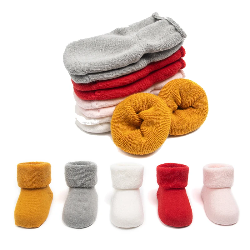3Pairs/lot Newborn Baby Socks Autumn Winter Thicken Warm Boy Girls Floor Socks Soild Color Soft 100% Cotton 0-3Y Kids Socks
3Pairs/lot Newborn Baby Socks Autumn Winter Thicken Warm Boy Girls Floor Socks Soild Color Soft 100% Cotton 0-3Y Kids Socks