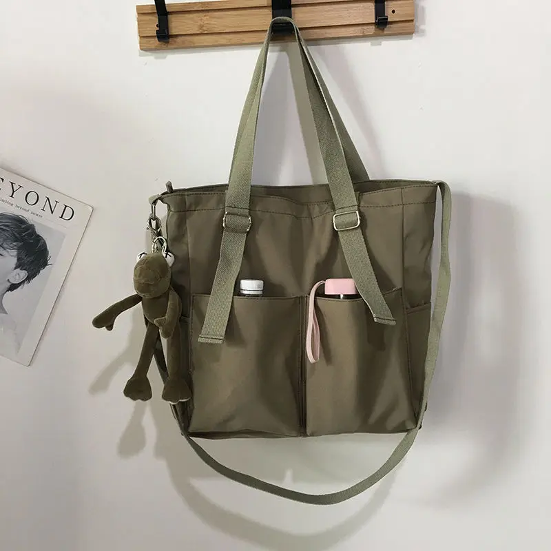 Large Capacity Canvas Bag Waterproof Bag Female Messenger Korean Student Harajuku Japanese One-shoulder Large Bag Tote Bag
Large Capacity Canvas Bag Waterproof Bag Female Messenger Korean Student Harajuku Japanese One-shoulder Large Bag Tote Bag