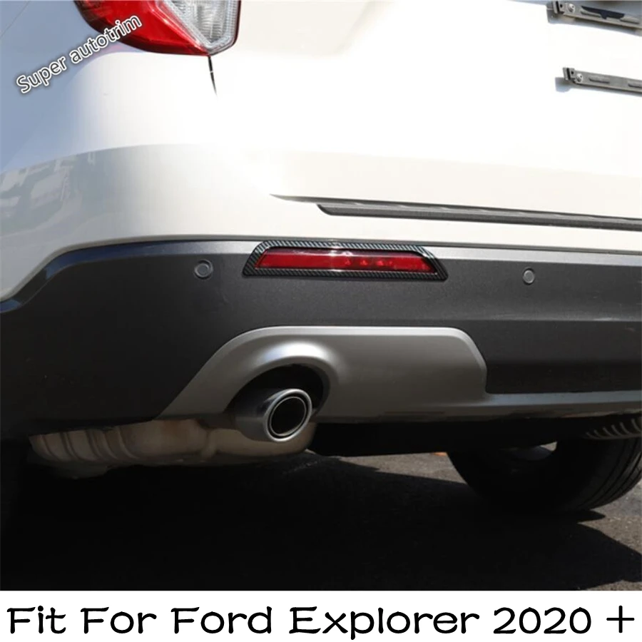 Carbon Fiber Look Rear Bumper Fog Lights Lamps Cover Frame Trims 2PCS Fit For Ford Explorer 2020 2021 2022 Chrome Car Protector
Carbon Fiber Look Rear Bumper Fog Lights Lamps Cover Frame Trims 2PCS Fit For Ford Explorer 2020 2021 2022 Chrome Car Protector