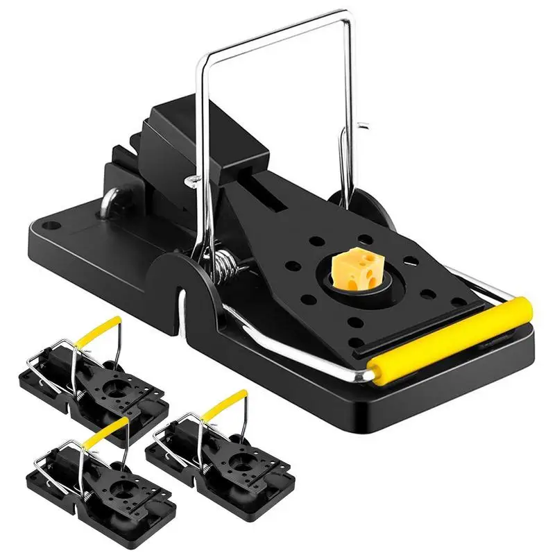 Mouse Trap Mice Highly Sensitive 4pcs Trap Home Kitchen Mousetraps Catcher Slayer Reusable Snap Traps For Outdoor Indoor
Mouse Trap Mice Highly Sensitive 4pcs Trap Home Kitchen Mousetraps Catcher Slayer Reusable Snap Traps For Outdoor Indoor