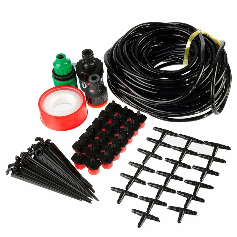 15m DIY Micro Drip Irrigation System Automatic Watering Garden Hose Micro Drip Watering Kits with 20 Adjustable Drippers
15m DIY Micro Drip Irrigation System Automatic Watering Garden Hose Micro Drip Watering Kits with 20 Adjustable Drippers
