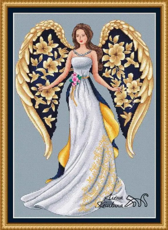 Наборы для вышивки крестом с золотым крылатым ангелом, рукоделие своими руками, хлопковая парусина, высококачественное ремесло, 41-54
Наборы для вышивки крестом с золотым крылатым ангелом, рукоделие своими руками, хлопковая парусина, высококачественное ремесло, 41-54