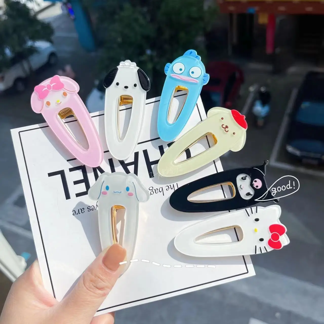 Sanrios аниме Kuromi Melody Cinnamoroll Hellokittys зажим для волос BB челки зажим для волос заколка для волос акриловый Утконос зажим для женщин девочек
Sanrios аниме Kuromi Melody Cinnamoroll Hellokittys зажим для волос BB челки зажим для волос заколка для волос акриловый Утконос зажим для женщин девочек