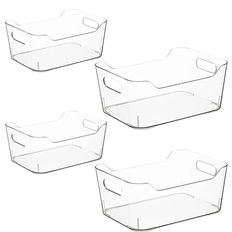 Set Of Fridge Organisers - 4 Clear Storage Organiser Drawers Containers Boxes For Kitchen Fridge Pantry Cupboard
Set Of Fridge Organisers - 4 Clear Storage Organiser Drawers Containers Boxes For Kitchen Fridge Pantry Cupboard