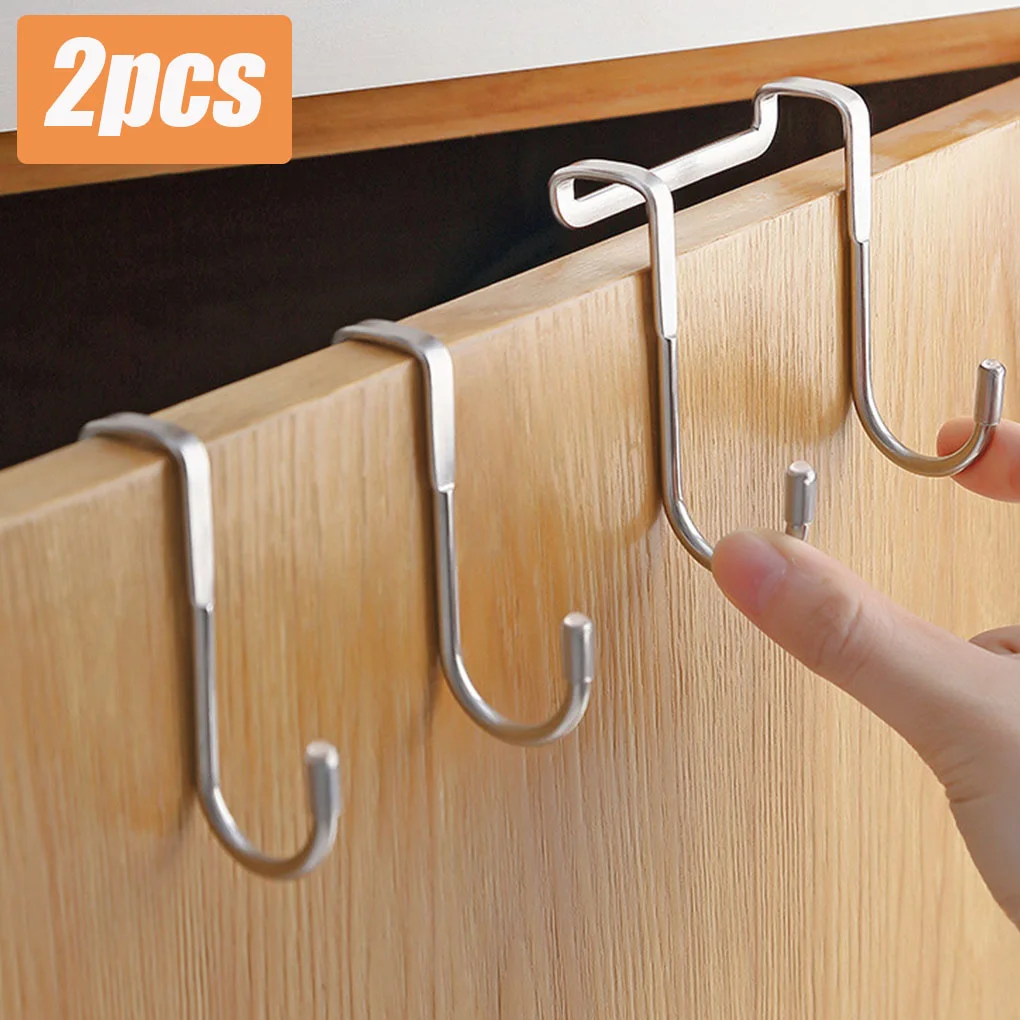 Stainless Steel S-Shape Door Back Hanger Hooks Free-Punch Cabinet Door Clothes Coat Handbag Hanger Hook Home Storage Wall Hooks
Stainless Steel S-Shape Door Back Hanger Hooks Free-Punch Cabinet Door Clothes Coat Handbag Hanger Hook Home Storage Wall Hooks