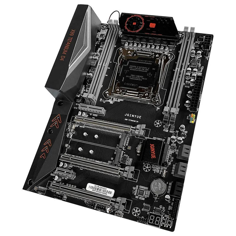 Материнская плата JGINYUE X99 ATX Intel LGA 2011-3 E5 DDR4 2133 МГц 64 Гб M.2 NVME SATA USB3.0 TITANIUM D4 |