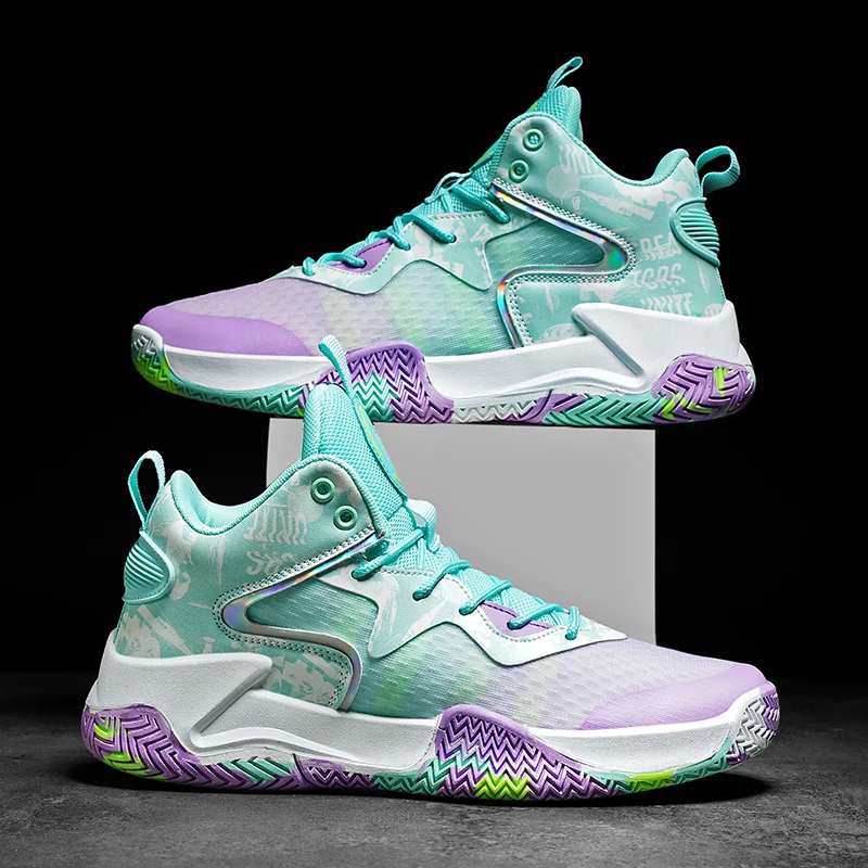 Fashion Basketball Shoes Men Wear-resistant Popcorn Sole Breathable High Quality Sneakers Sports Basketballer Shoes Wholesale
Fashion Basketball Shoes Men Wear-resistant Popcorn Sole Breathable High Quality Sneakers Sports Basketballer Shoes Wholesale