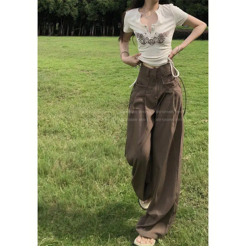 New Fashion Simple Solid Color Loose Slim Slim Lazy Retro Commuter Sports Overalls Female Small Casual Wide Leg Pants Ins Style
New Fashion Simple Solid Color Loose Slim Slim Lazy Retro Commuter Sports Overalls Female Small Casual Wide Leg Pants Ins Style