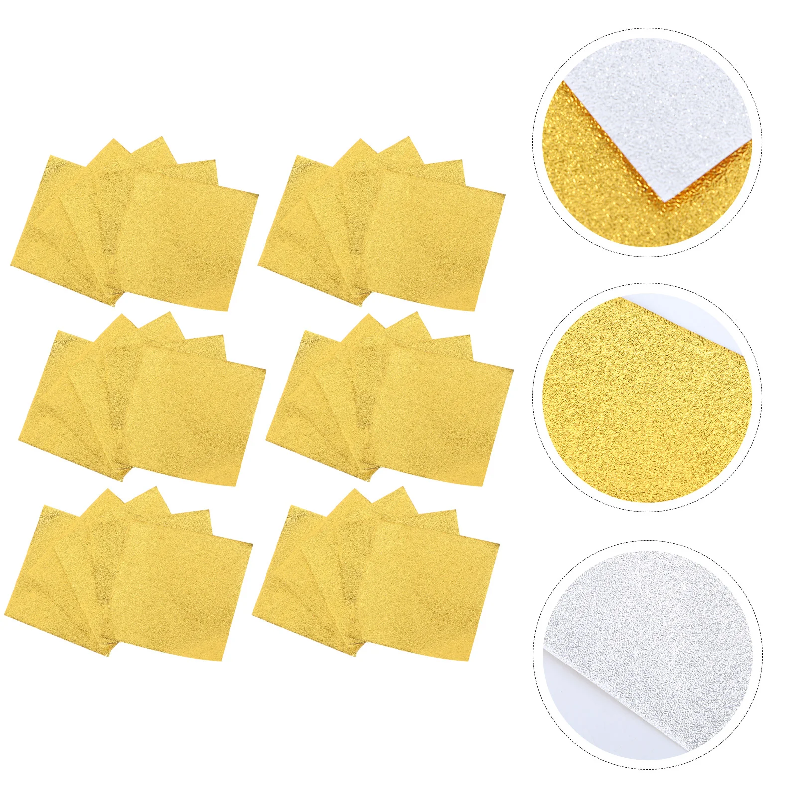 500 Pcs Candy Wrapping Supplies Chocolate Foil Sheet Food Paper Aluminum DIY Making Kit Sheets Gold
500 Pcs Candy Wrapping Supplies Chocolate Foil Sheet Food Paper Aluminum DIY Making Kit Sheets Gold