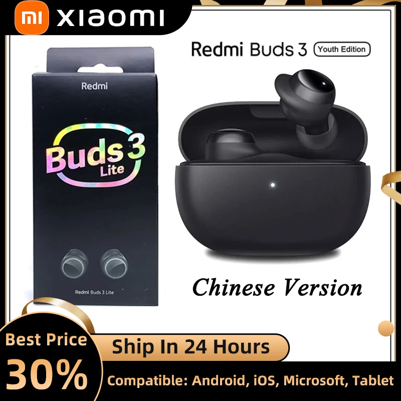 Xiaomi Redmi Buds 3 Lite Youth Edition Bluetooth 5.2 Earphones True Wireless Headphones Touch Earbuds In stock Wholesale
Xiaomi Redmi Buds 3 Lite Youth Edition Bluetooth 5.2 Earphones True Wireless Headphones Touch Earbuds In stock Wholesale