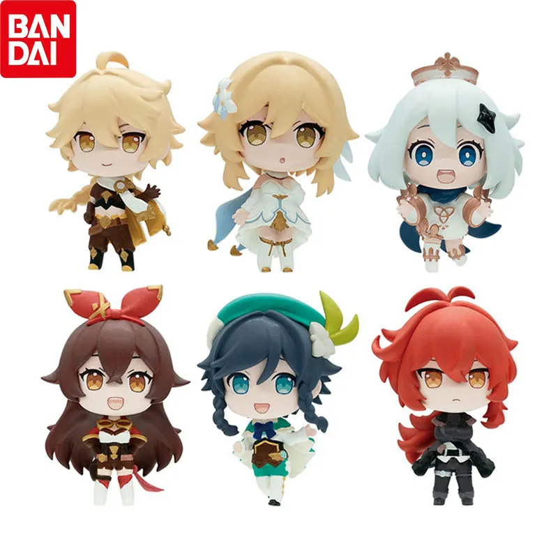 6PCS BANDAI Gashapon Action Figures Genshin Impact Anime Desktop Decoration Capsule Toy Kawaii Model Collectable Toy Gift
6PCS BANDAI Gashapon Action Figures Genshin Impact Anime Desktop Decoration Capsule Toy Kawaii Model Collectable Toy Gift