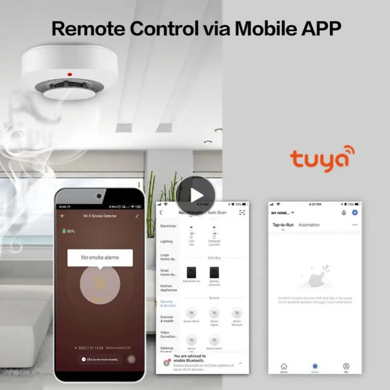 Smoke Sensor 9v Zigbee Alarm Sensor Progressive Sound Photoelectric Work With Tuya Zigbee Hub Smoke Detector App Control
Smoke Sensor 9v Zigbee Alarm Sensor Progressive Sound Photoelectric Work With Tuya Zigbee Hub Smoke Detector App Control