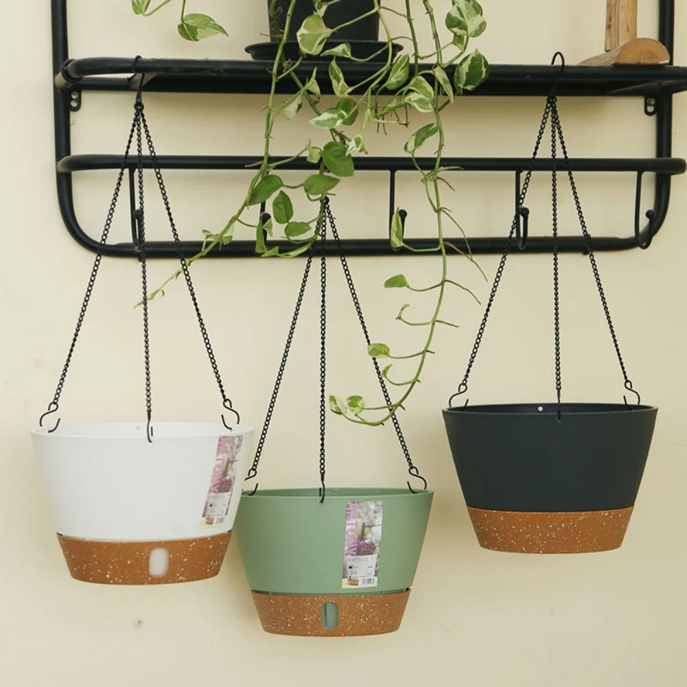 10 Inch Gardening Hanging Pots Garden Potted Pot Hanging Pots Self-absorbing Horticultural Plastic Hanging Basket
10 Inch Gardening Hanging Pots Garden Potted Pot Hanging Pots Self-absorbing Horticultural Plastic Hanging Basket
