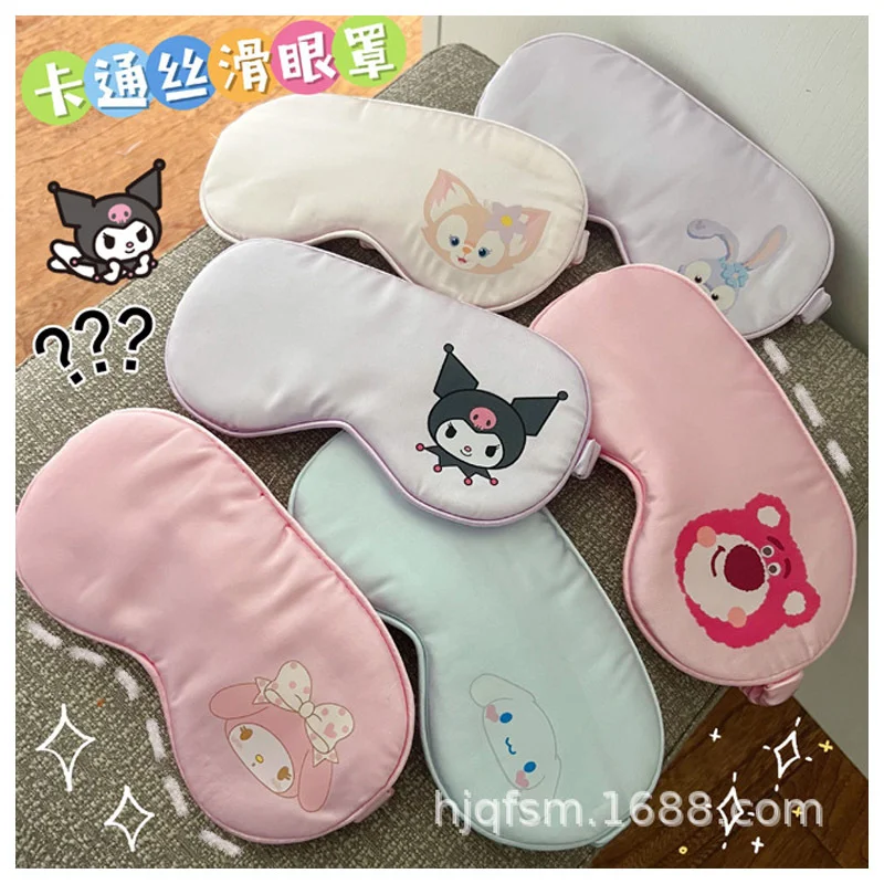 Sanrios аниме мультфильм шелковая светонепроницаемая маска для сна Kawaii My Melody Cinnamoroll Kuromi Путешествия Портативная удобная маска для сна
Sanrios аниме мультфильм шелковая светонепроницаемая маска для сна Kawaii My Melody Cinnamoroll Kuromi Путешествия Портативная удобная маска для сна