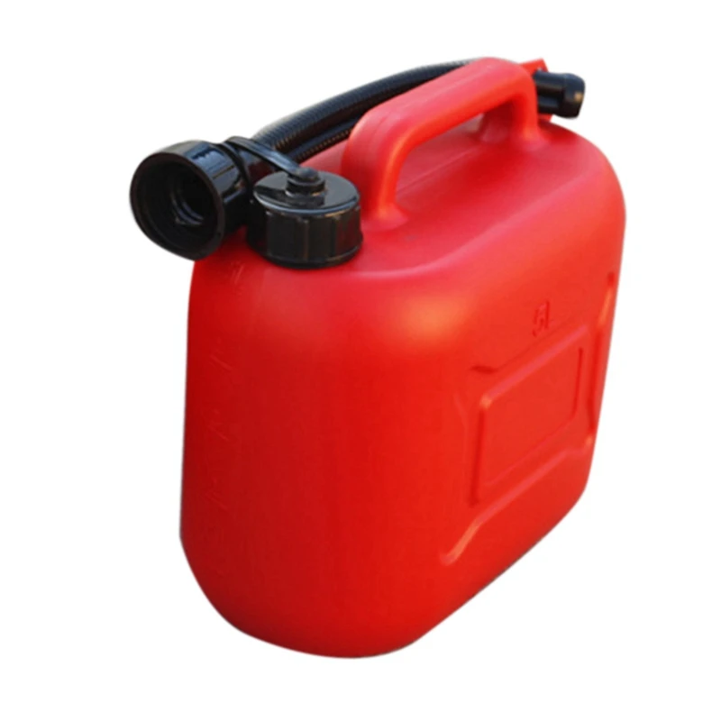 5X 5L Car Fuel Tank Can Spare Plastic Petrol Gas Container Anti-Static Fuel Carrier With Pipe For Car Travel
5X 5L Car Fuel Tank Can Spare Plastic Petrol Gas Container Anti-Static Fuel Carrier With Pipe For Car Travel