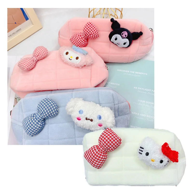 Мультяшный аниме бант My Melody Kuromi Cinnamoroll Purin собака плюшевые игрушки сумка для хранения кавайная плюшевая кукла косметичка подарки для девоче...
Мультяшный аниме бант My Melody Kuromi Cinnamoroll Purin собака плюшевые игрушки сумка для хранения кавайная плюшевая кукла косметичка подарки для девоче...