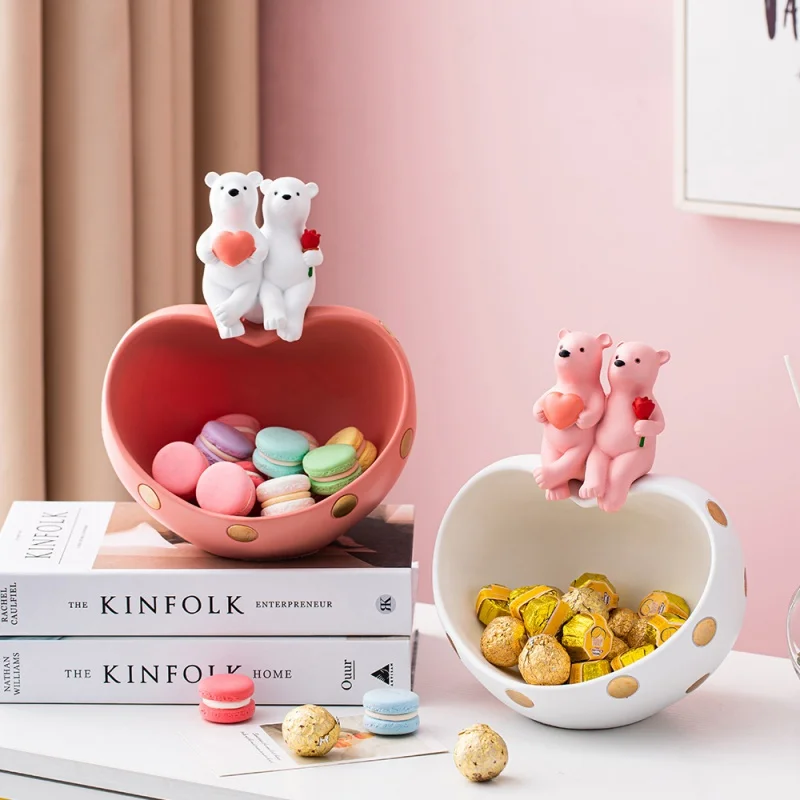 Creative Resin Bear Storage Box Nordic Home Decor Desktop Sundries Storage Miniatures Cute Room Decor Accessories Wedding Gifts
Creative Resin Bear Storage Box Nordic Home Decor Desktop Sundries Storage Miniatures Cute Room Decor Accessories Wedding Gifts