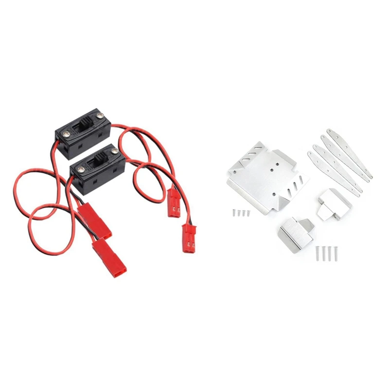 2 Pcs On/Off Power Switch Receiver JST Connector For HSP & 1Set Chassis Armor Axle Protector Arm Guard Plate For AXIAL
2 Pcs On/Off Power Switch Receiver JST Connector For HSP & 1Set Chassis Armor Axle Protector Arm Guard Plate For AXIAL