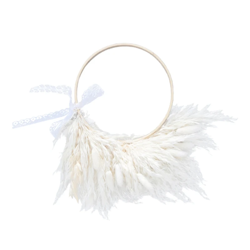 Natural Pampas Dried Flower Wreath For Home Decor Boho Decor Pampas Grass Phragmites Garland, Autumn Wedding Decoration
Natural Pampas Dried Flower Wreath For Home Decor Boho Decor Pampas Grass Phragmites Garland, Autumn Wedding Decoration
